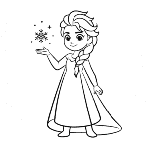 Zeichnung Anime Elsa