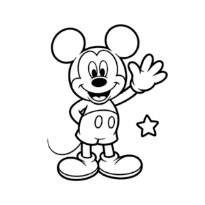 Zeichnung Animierter Disney Charakter