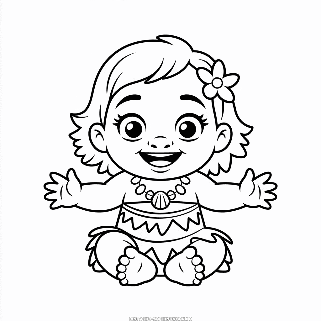 Zeichnung Baby Vaiana