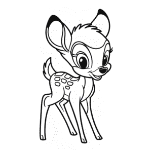Zeichnung Bambi Disney