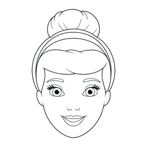 Zeichnung Cinderella Gesicht