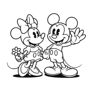 Zeichnung Disney Paar
