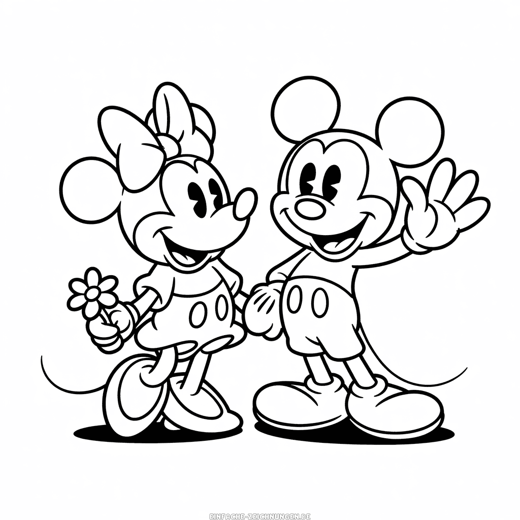 Zeichnung Disney Paar