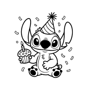 Zeichnung Geburtstag von Stitch