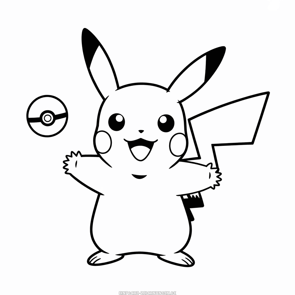 Zeichnung Grundlegende Pokémon