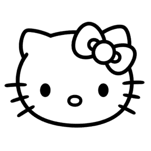 Zeichnung Hello Kitty Gesicht