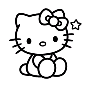Zeichnung Kawaii Hello Kitty