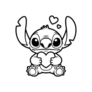 Zeichnung Liebe Stitch