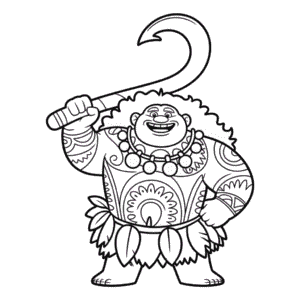 Zeichnung Maui Vaiana