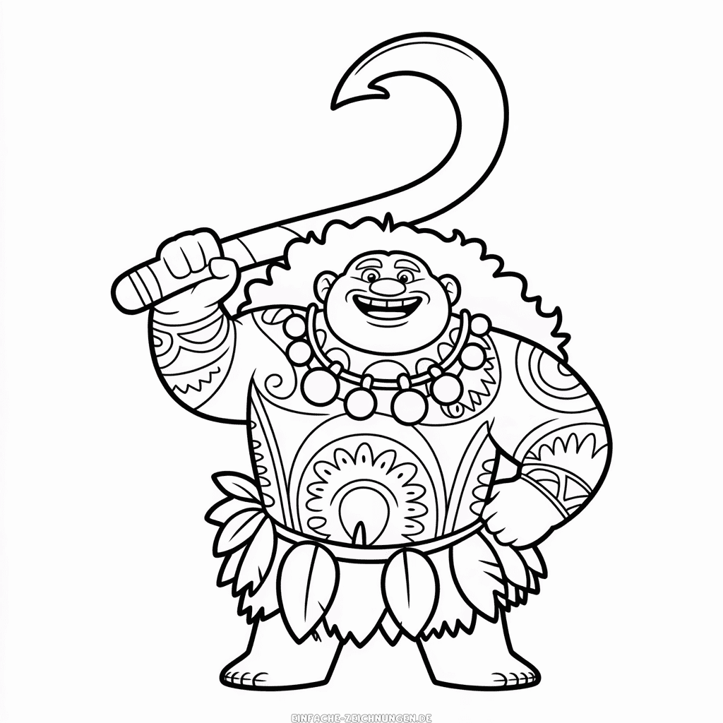 Zeichnung Maui Vaiana