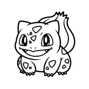 Zeichnung Niedlicher Bisasam Pokémon