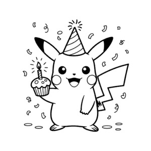 Zeichnung Pikachu Geburtstag