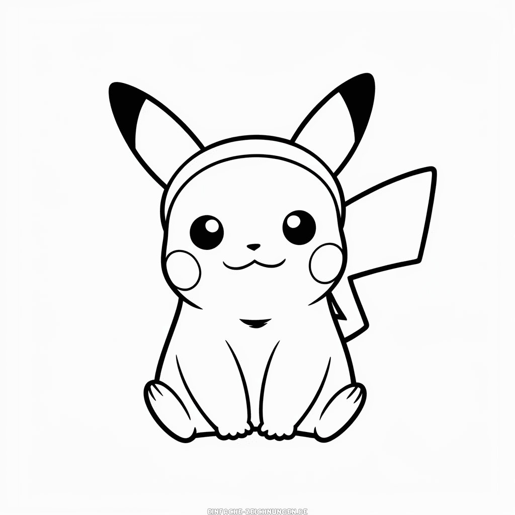 Zeichnung Pikachu Katze