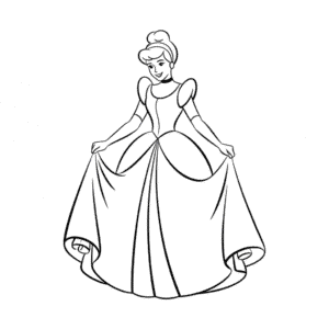 Zeichnung Schöne Cinderella