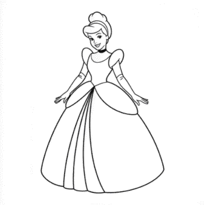 Zeichnung Zeichentrick Disney Prinzessin