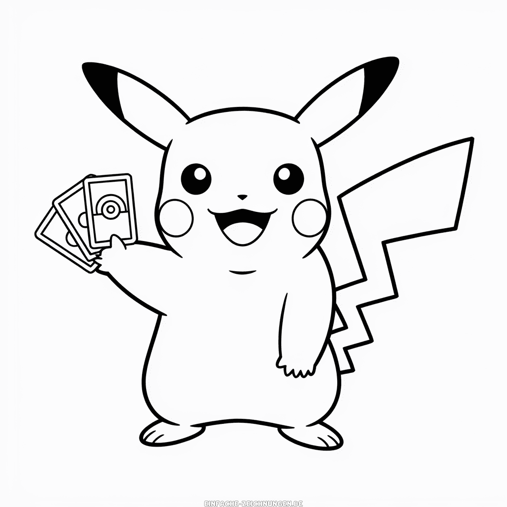 Zeichnung Zeichentrick Pikachu