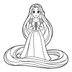 Zeichnung Anime Rapunzel