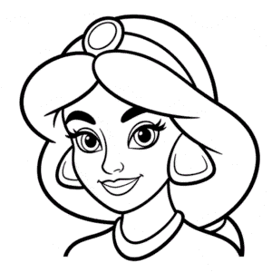 Zeichnung Gesicht von Jasmin