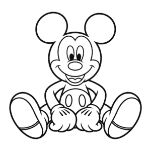 Zeichnung Großer Micky Maus