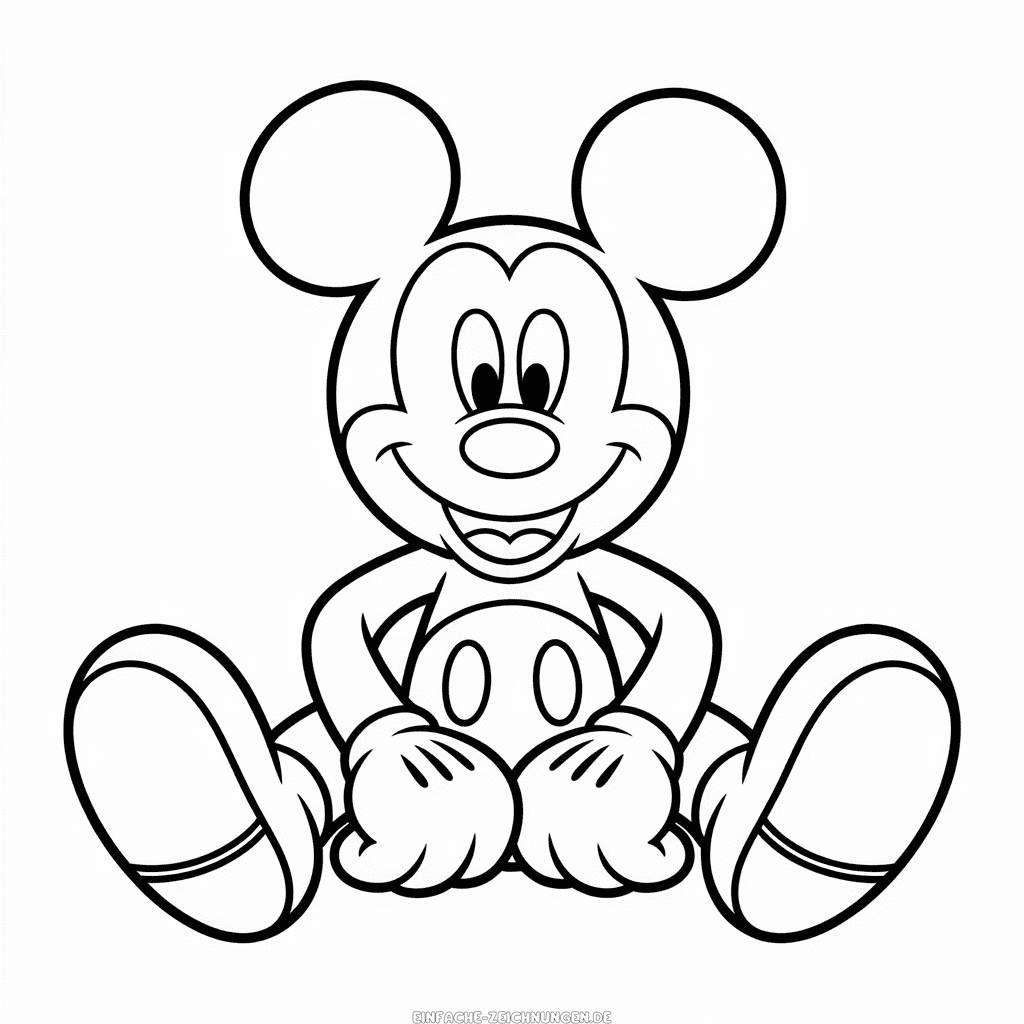 Zeichnung Großer Micky Maus