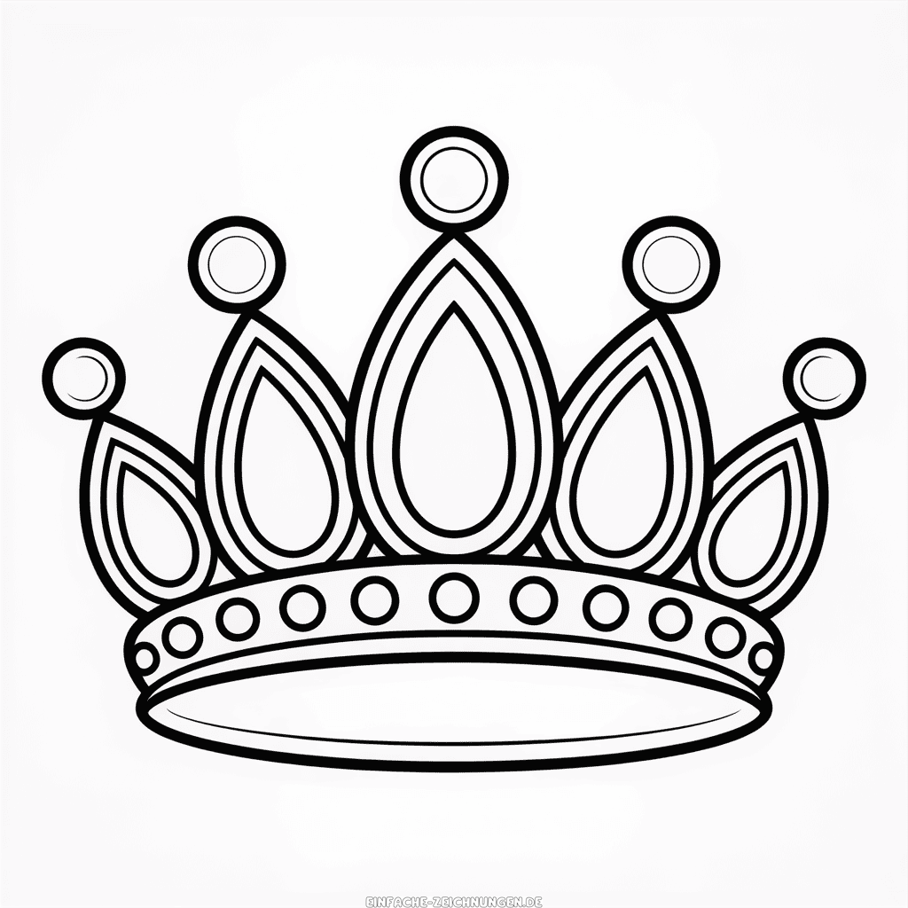 Zeichnung Rapunzel Krone