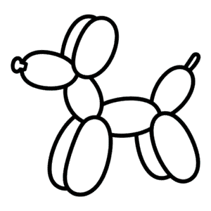 Zeichnung Ballonhund