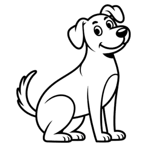 Zeichnung Cooler Hund