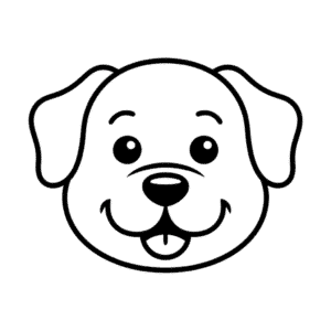 Zeichnung Hundegesicht