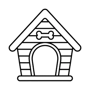 Zeichnung Hundehaus