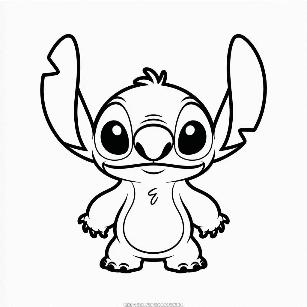 Zeichnung Lilo und Stitch