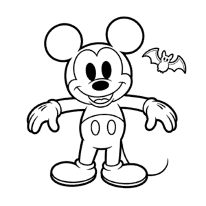 Zeichnung Unheimliche Micky Maus
