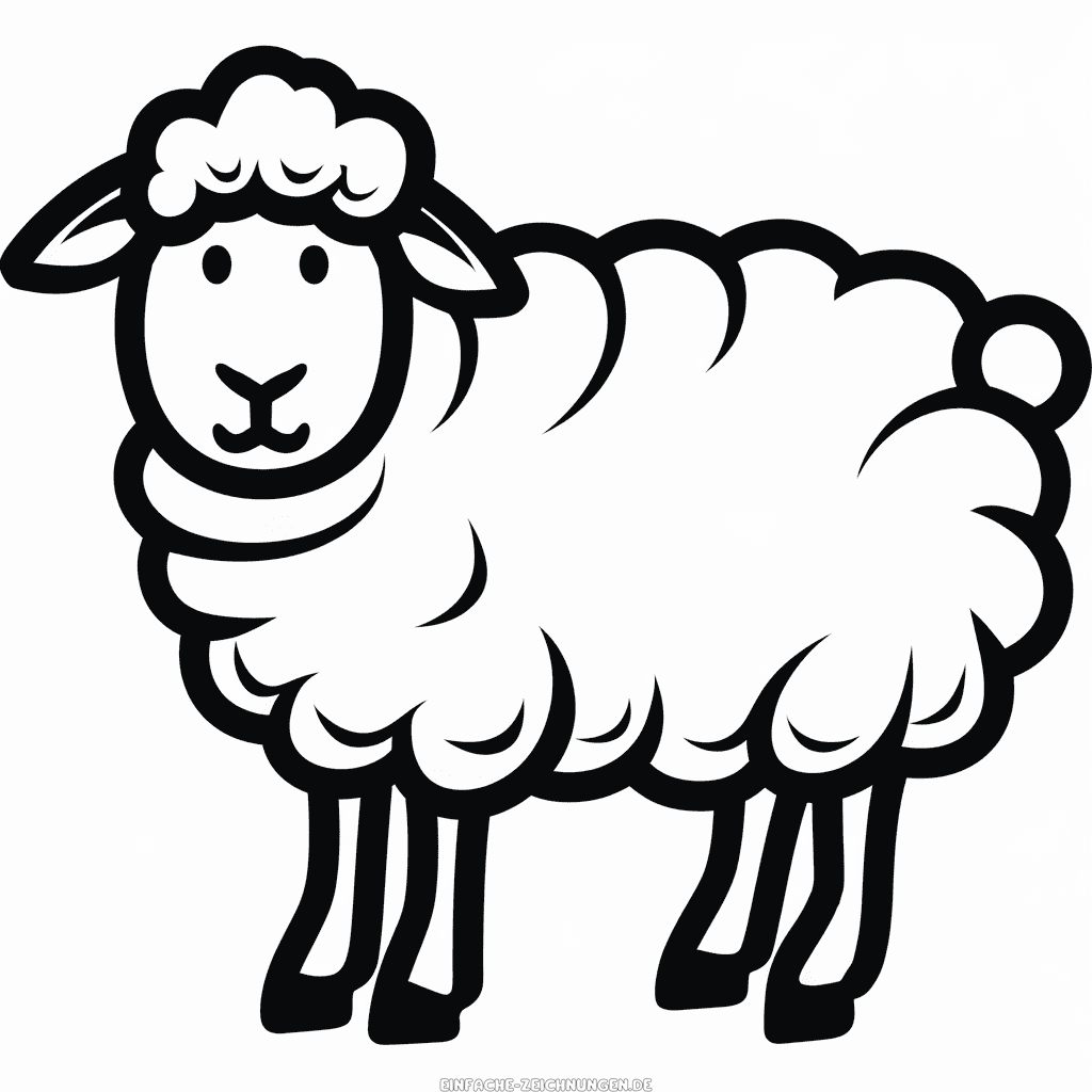Zeichnung Dall-Schaf