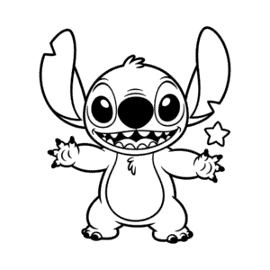 Zeichnung Disney Stitch