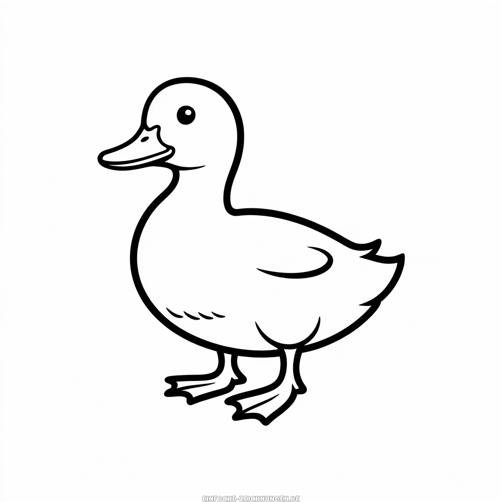 Zeichnung Ente