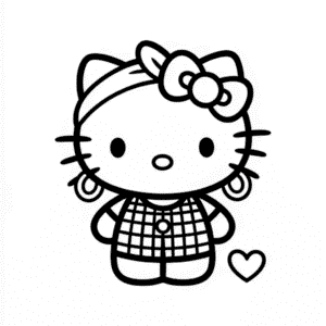 Zeichnung Hello Kitty Chola