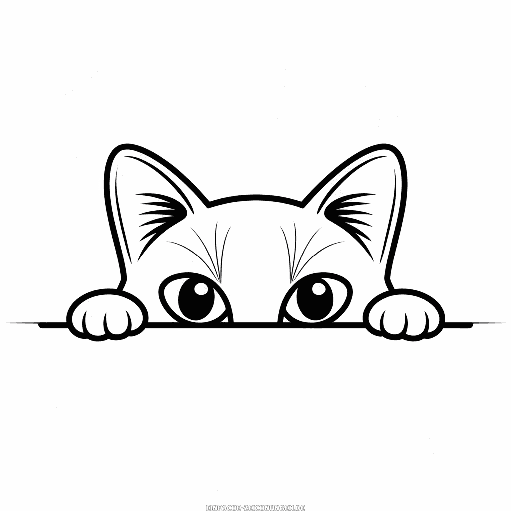 Zeichnung Katzenaugen