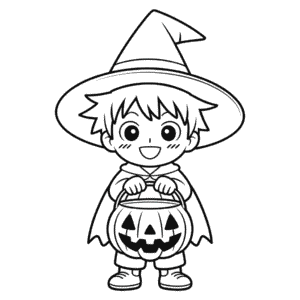 Zeichnung Anime Halloween