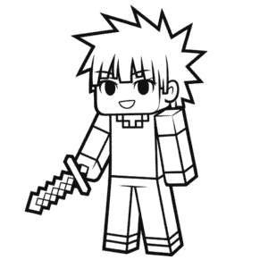 Zeichnung Anime Minecraft