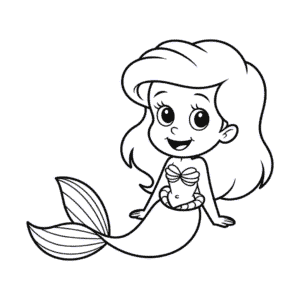 Zeichnung Chibi Arielle
