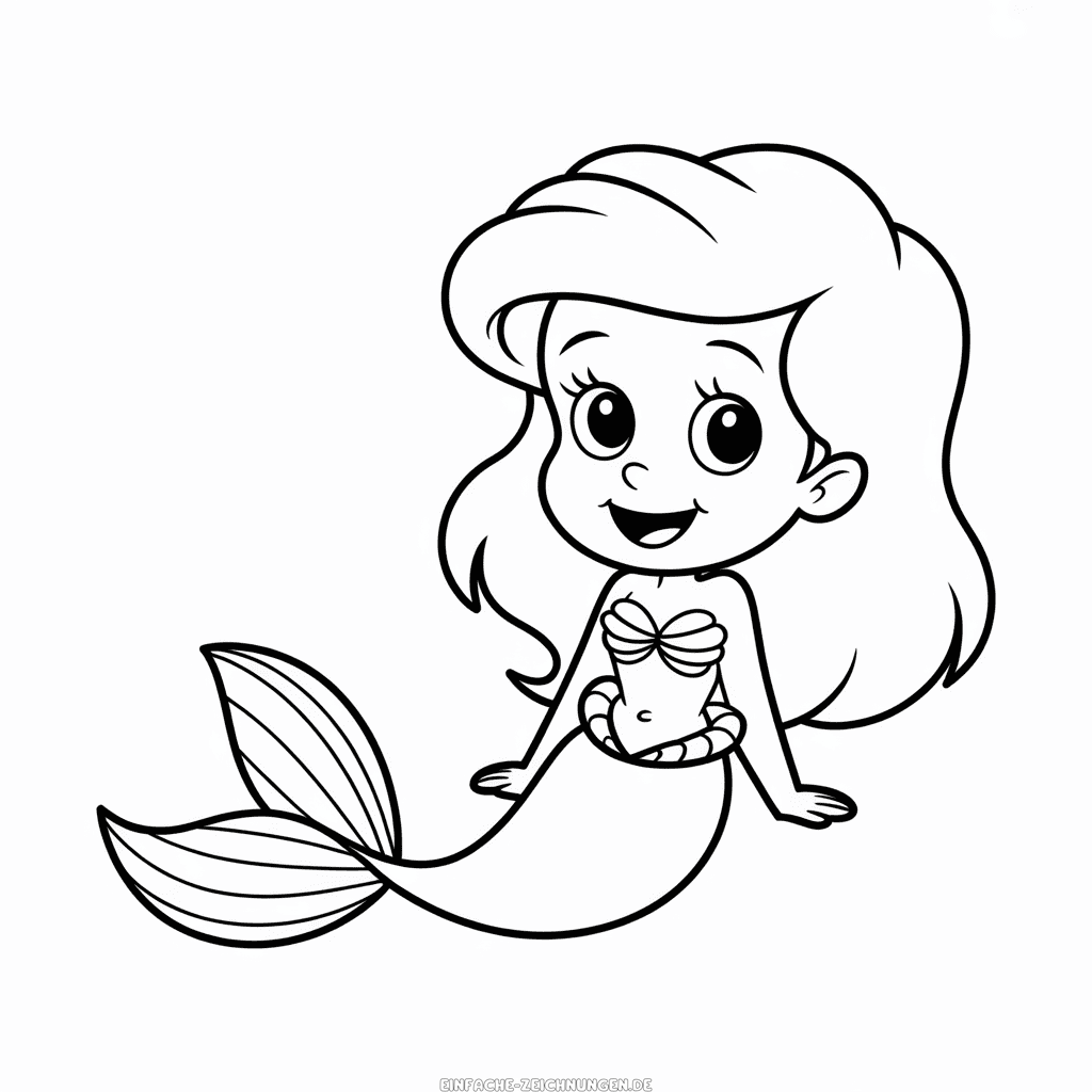 Zeichnung Chibi Arielle