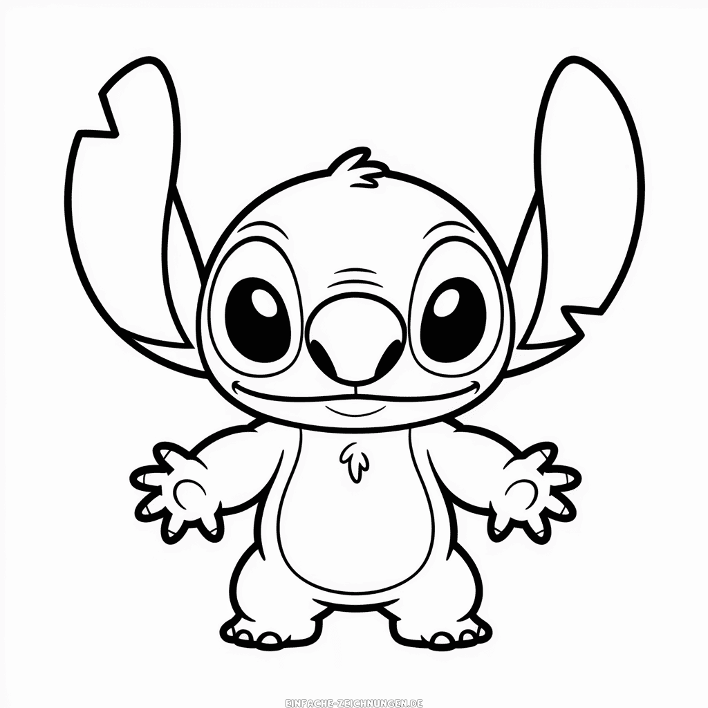 Zeichnung Chibi Stitch