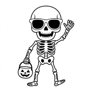 Zeichnung Coole Halloween