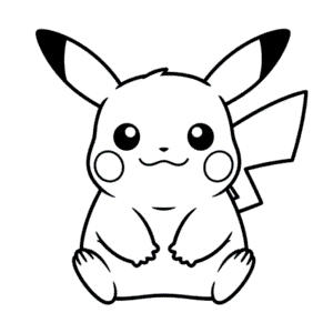 Zeichnung Dicker Pikachu