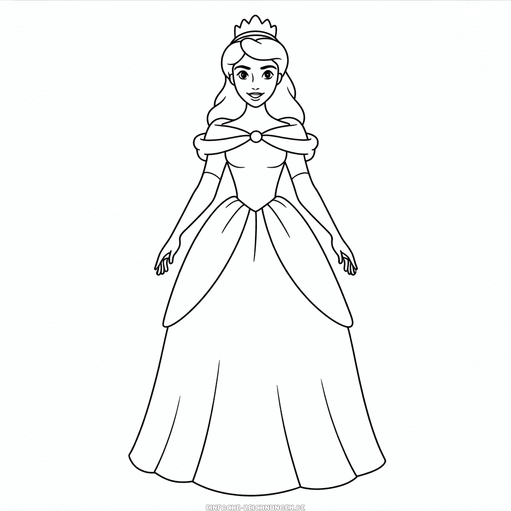 Zeichnung Realistische Disney Prinzessin