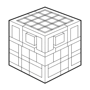 Zeichnung Handwerkstisch Minecraft