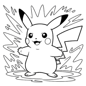 Zeichnung Mega Pikachu