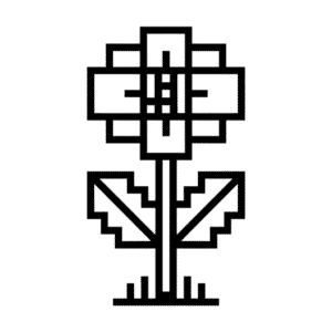 Zeichnung Minecraft Blume