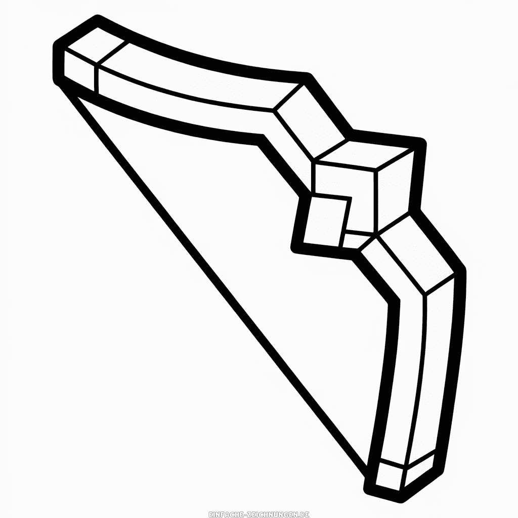 Zeichnung Minecraft Bogen