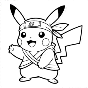 Zeichnung Naruto Pikachu