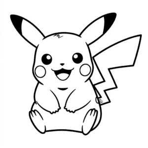 Zeichnung Niedliches Pikachu